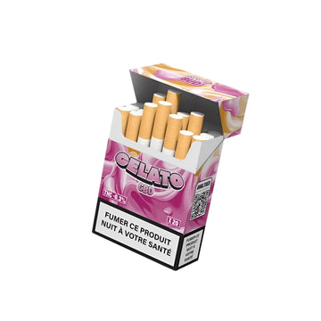 Cigarettes CBD Gelato 10% CBD - THC <0,30% - Alternative Naturelle aux Cigarettes Traditionnelles