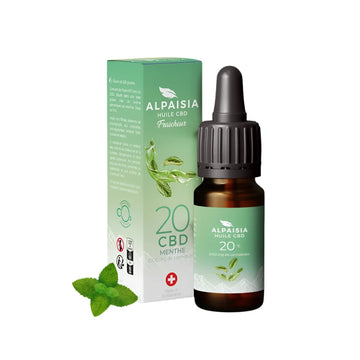 Huile CBD 20% - THC <0,30% Broad Spectrum Menthe - ALPAISIA