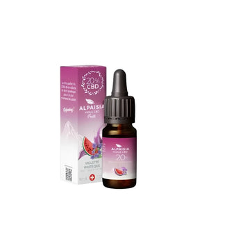 Huile CBD 20% - THC <0,30% Broad Spectrum - Violette Pastèque - ALPAISIA
