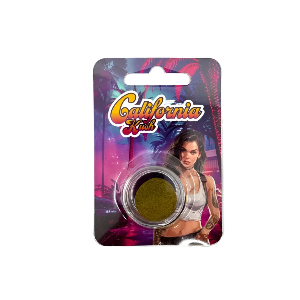 Résine CBD Jaune Mousseux - California Kush 3g - 20% CBD - 12% CBG - THC <0,30%