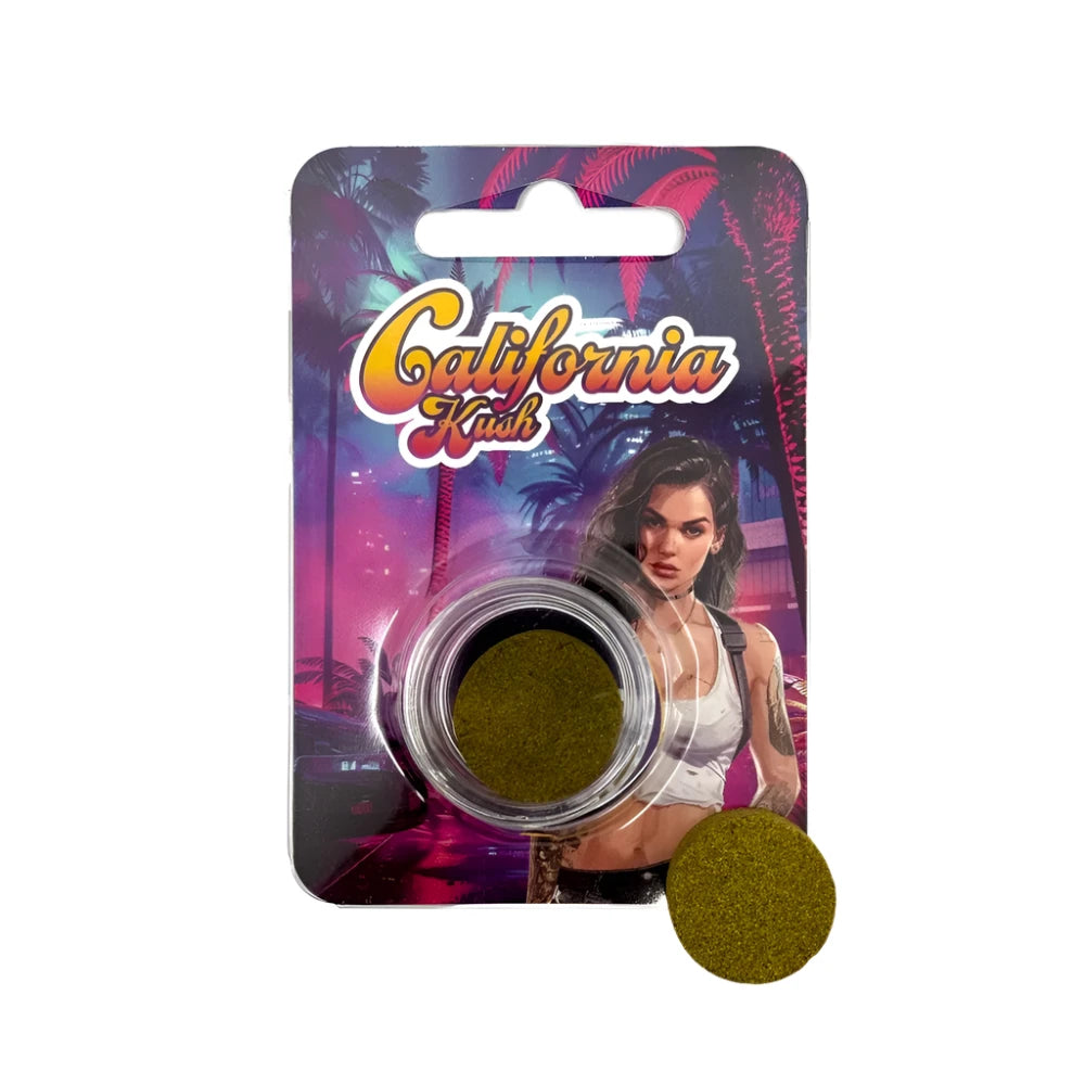 Résine CBD Jaune Mousseux - California Kush 3g - 20% CBD - 12% CBG - THC <0,30%