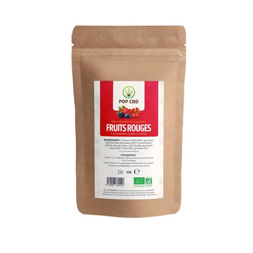 Tisane CBD bio fruits rouges - 35 g - 22% CBD - THC <0,30%