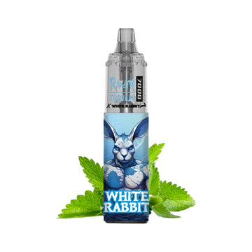 Puff Tornado 7000 White Rabbit Blue Mint - 10 ml d'e-liquide - 2% de Nicotine